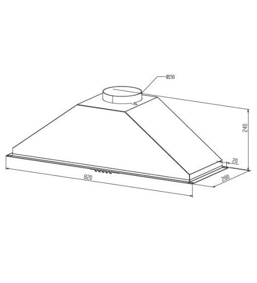 Proff Airmax GD82X Μηχανισμός Απορρόφησης 82cm Inox