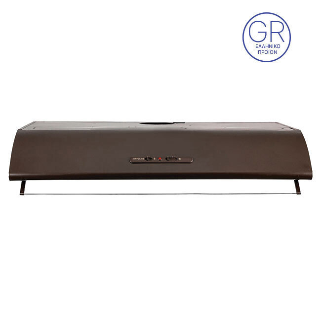 Davoline Olympia 360 Lux Plus 2M/1 BR Ελεύθερος Απορροφητήρας 60cm Καφέ