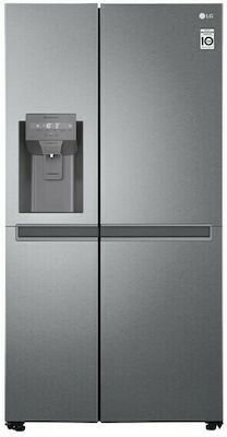 LG GSLV31DSXE Ψυγείο Ντουλάπα 634lt NoFrost Υ179xΠ91.3xΒ74.3εκ. Inox