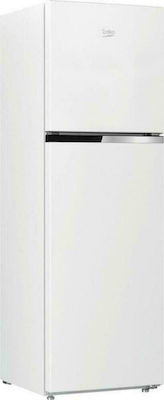 Beko RDNT271I30WN Ψυγείο Δίπορτο 250lt NoFrost Υ165xΠ54xΒ60εκ. Λευκό