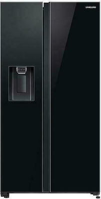Samsung RS65R54112C Ψυγείο Ντουλάπα 635lt NoFrost Υ178xΠ91.2xΒ71.6εκ. Μαύρο