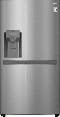 LG GSL481PZXZ Ψυγείο Ντουλάπα 625lt NoFrost Υ179xΠ91.2xΒ73.8εκ. Inox