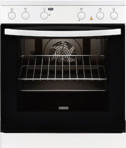 Zanussi ZCV65030WA Κουζίνα 72lt με Κεραμικές Εστίες Π60εκ. Λευκή