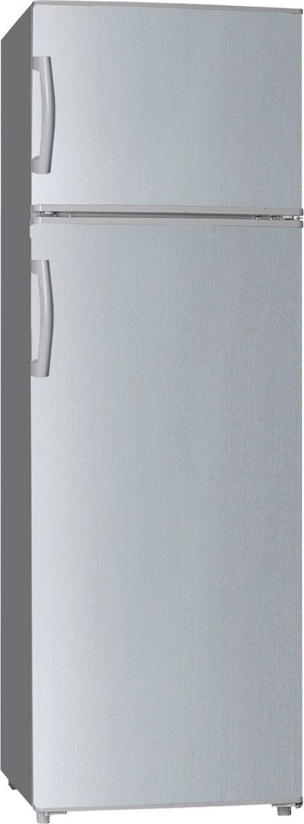 Davoline NPR 163 NE Ψυγείο Δίπορτο 248lt Υ164.5xΠ55xΒ58εκ. Inox