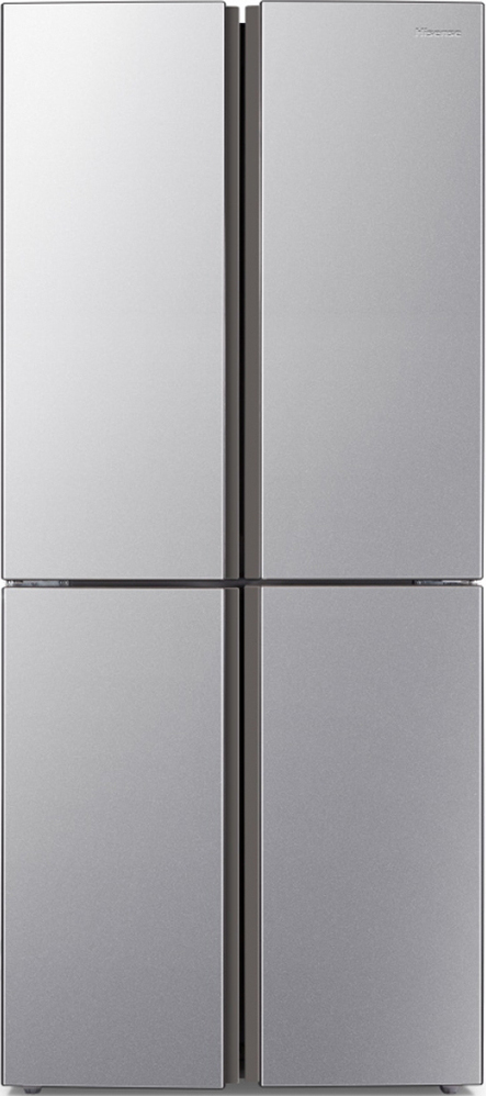 Hisense RQ515N4AC2 Ψυγείο Ντουλάπα 427lt NoFrost Υ181.7xΠ79.4xΒ64.3εκ. Inox