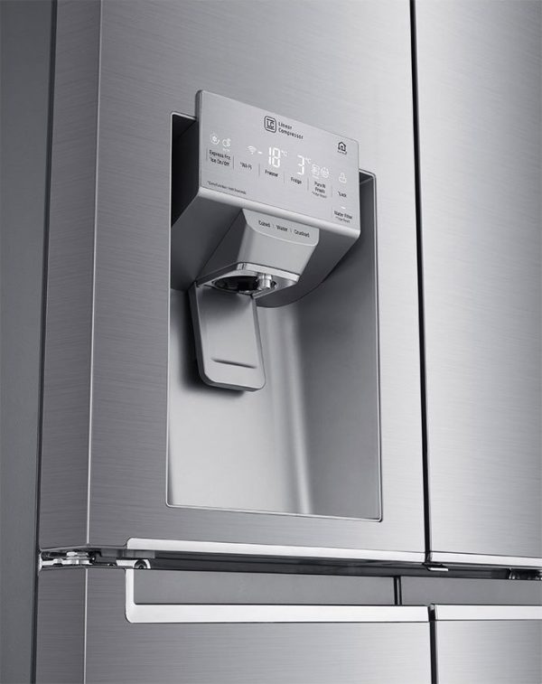 LG GML844PZKZ Ψυγείο Ντουλάπα 506lt Total NoFrost Υ178.7xΠ83.5xΒ73.4εκ. Inox