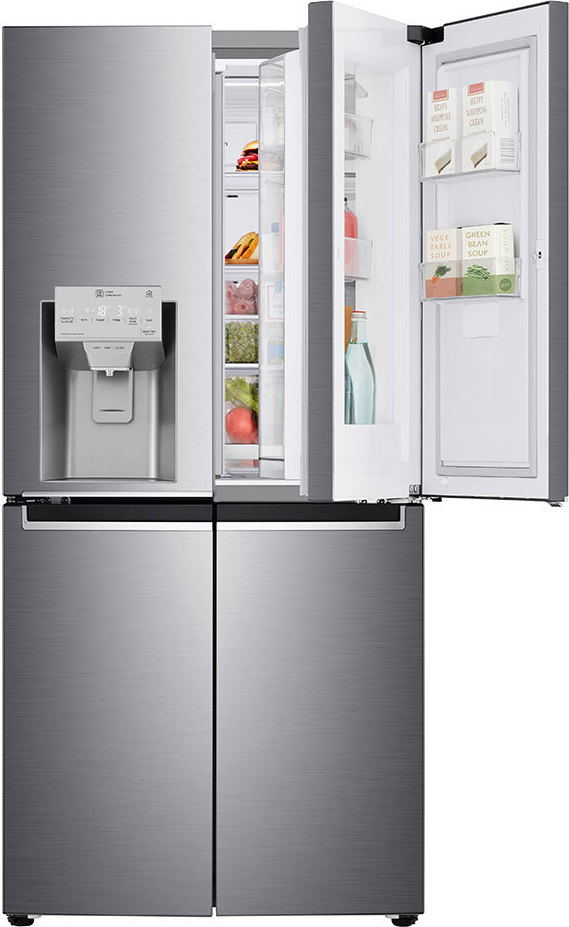 LG GML844PZKZ Ψυγείο Ντουλάπα 506lt Total NoFrost Υ178.7xΠ83.5xΒ73.4εκ. Inox