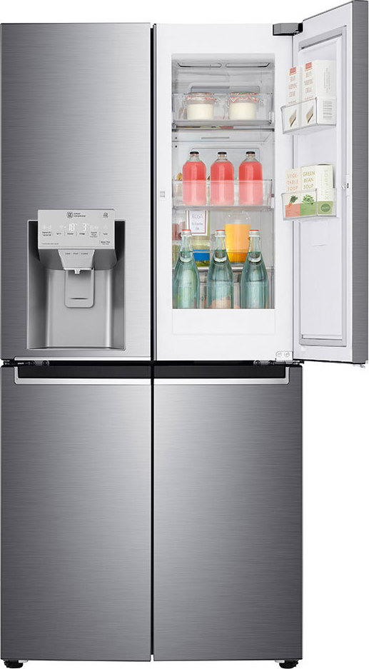 LG GML844PZKZ Ψυγείο Ντουλάπα 506lt Total NoFrost Υ178.7xΠ83.5xΒ73.4εκ. Inox