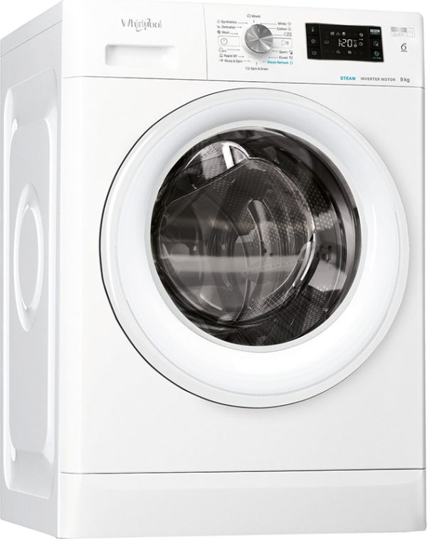 Whirlpool Πλυντήριο Ρούχων 9kg 1400 Στροφών FFB 9448 WV EE