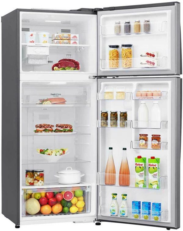 LG GTB574PZHZD Ψυγείο Δίπορτο 438lt Total NoFrost Υ178xΠ70xΒ73εκ. Inox