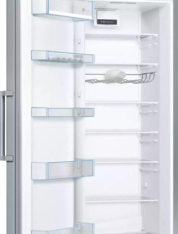 Bosch KSV36VLEP Ψυγείο Συντήρησης 346lt Υ186xΠ60xΒ65εκ. Inox