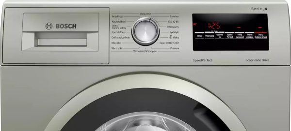 Bosch Πλυντήριο Ρούχων 8kg 1200 Στροφών Inox WAN242SKPL