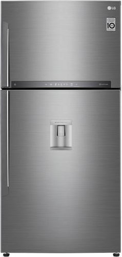 LG GTF916PZPYD Ψυγείο Δίπορτο 592lt Total NoFrost Υ184xΠ86xΒ73εκ. Inox