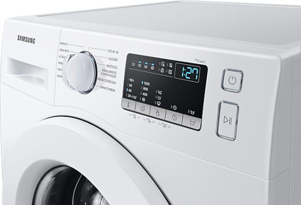 Samsung Πλυντήριο Ρούχων 7kg με Ατμό 1200 Στροφών WW70T4020EE