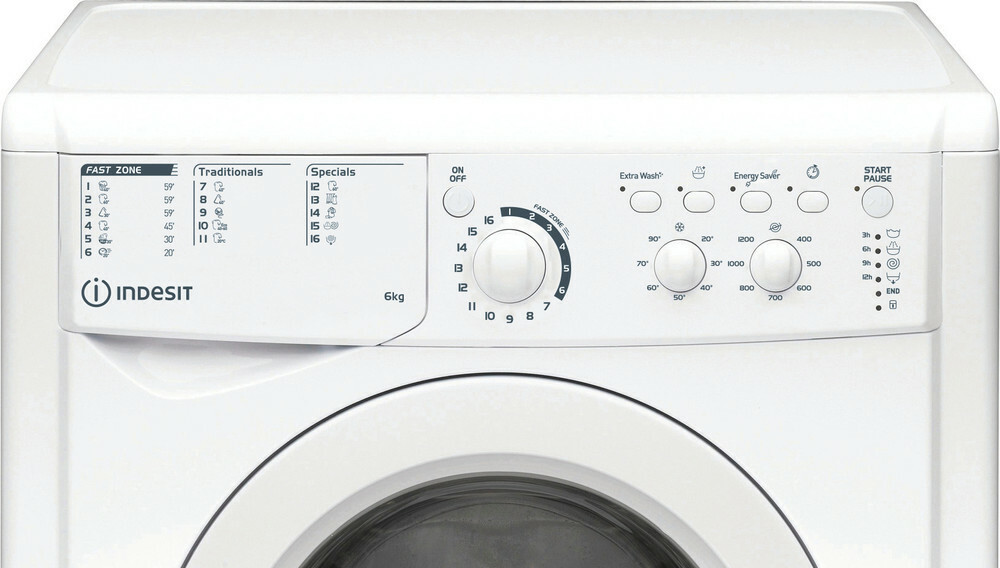 Indesit Πλυντήριο Ρούχων 6kg 1200 Στροφών EWSC 61251 W EU N F161977