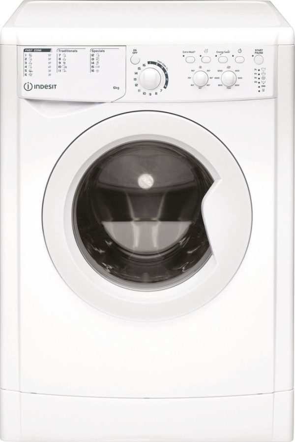 Indesit Πλυντήριο Ρούχων 6kg 1200 Στροφών EWSC 61251 W EU N F161977