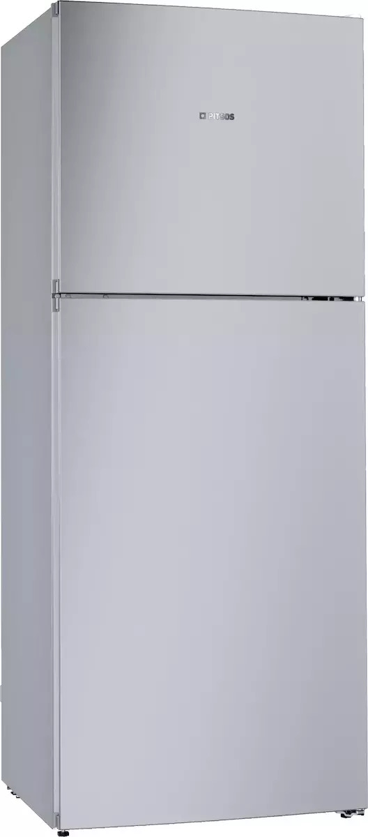 Pitsos PKNT43N1FB Ψυγείο Δίπορτο 328lt Total NoFrost Υ178xΠ70xΒ60εκ. Inox