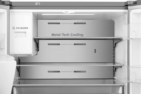 Hisense RQ760N4AIF Ψυγείο Ντουλάπα 585lt Total NoFrost Υ178.5xΠ91.2xΒ72.5εκ. Inox