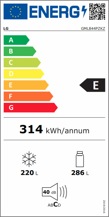 LG GML844PZKZ Ψυγείο Ντουλάπα 506lt Total NoFrost Υ178.7xΠ83.5xΒ73.4εκ. Inox