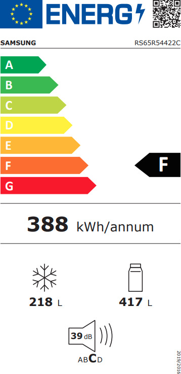 Samsung RS65R54422C/EO Ψυγείο Ντουλάπα 635lt Total NoFrost Υ178xΠ91.2xΒ71.6εκ. Μαύρο