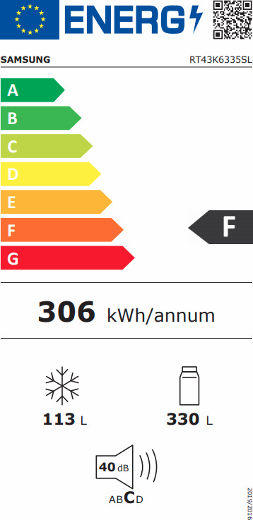 Samsung RT43K6335SL Ψυγείο Δίπορτο 443lt NoFrost Υ178.5xΠ70xΒ77.6εκ. Inox