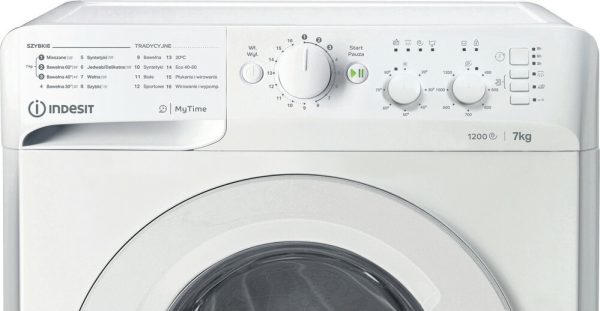 Indesit Πλυντήριο Ρούχων 7kg 1200 Στροφών MTWC 71252 W PL F158842