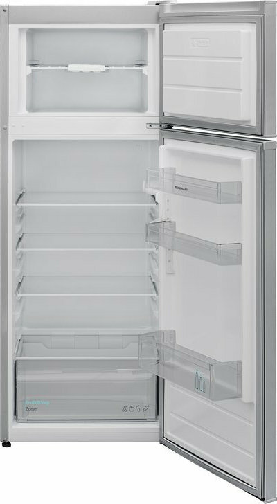 Sharp SJ-TB01ITXSF Ψυγείο Δίπορτο 213lt Υ144xΠ54xΒ57εκ. Inox