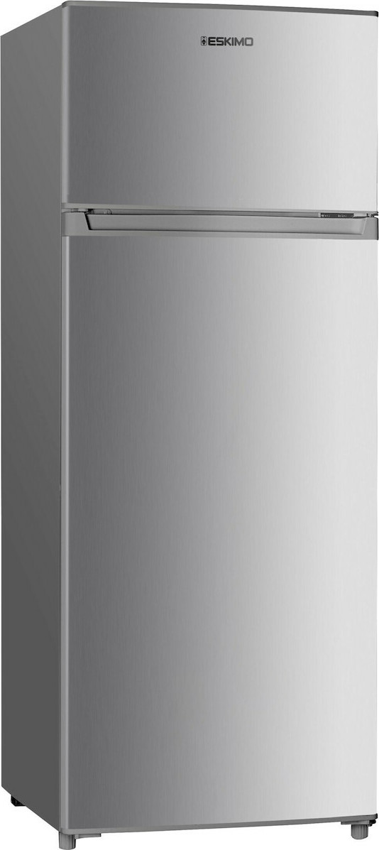 Eskimo ES RTF205SFS Ψυγείο Δίπορτο 206lt Υ143xΠ54.5xΒ55εκ. Inox