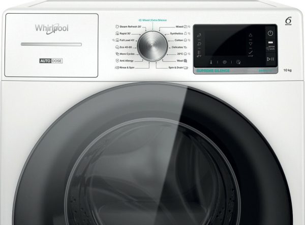 Whirlpool Πλυντήριο Ρούχων 10kg 1400 Στροφών W8 W046WB EE 859991624490