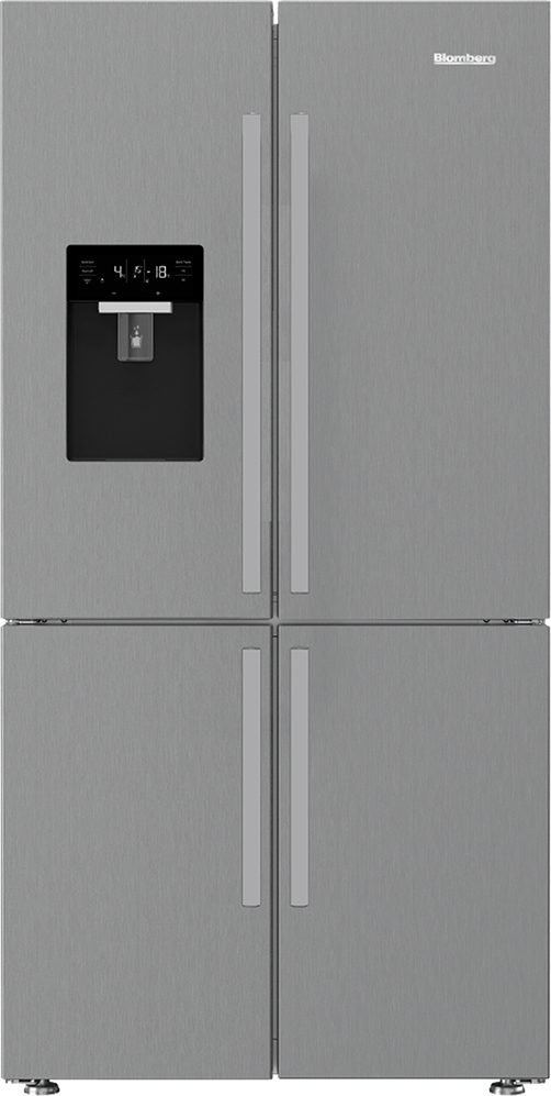 Blomberg KQD 1253 XN Ψυγείο Ντουλάπα 565lt NoFrost Υ182xΠ91xΒ70εκ. Inox