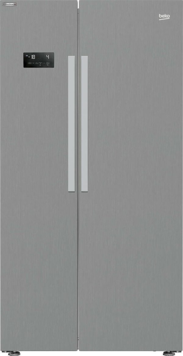 Beko GNE64021XB Ψυγείο Ντουλάπα 580lt NoFrost Υ179xΠ91xΒ70.5εκ. Inox