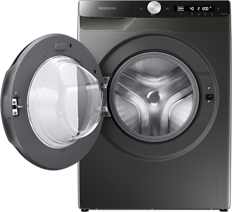 Samsung Πλυντήριο Ρούχων 9kg με Ατμό 1400 Στροφών Inox WW90T504DAX/S7