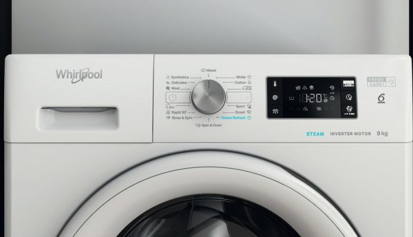 Whirlpool Πλυντήριο Ρούχων 9kg 1400 Στροφών FFB 9458 WV EE 859991637870