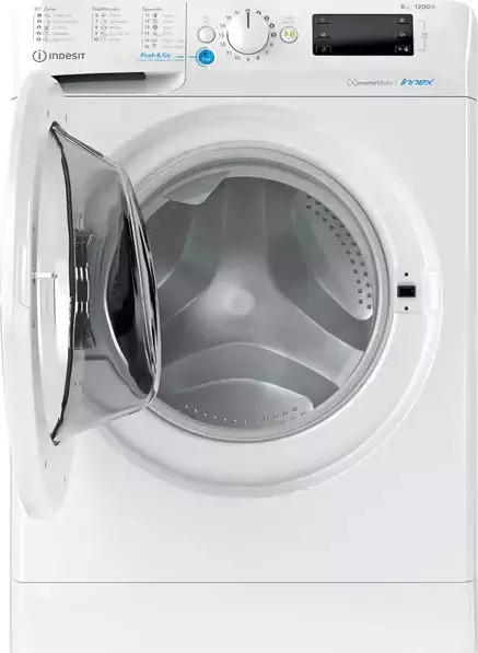 Indesit Πλυντήριο Ρούχων 8kg 1200 Στροφών BWE 81285X W EE N F163709