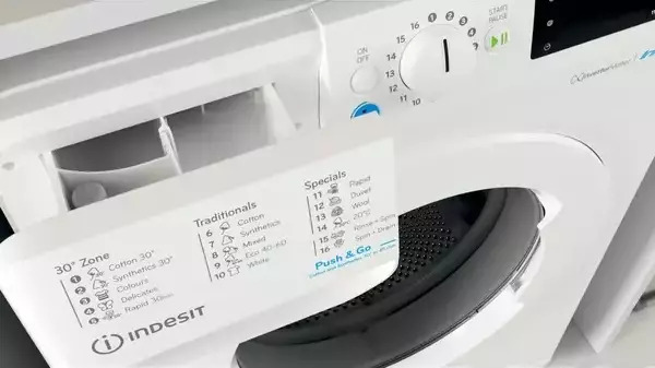 Indesit Πλυντήριο Ρούχων 8kg 1200 Στροφών BWE 81285X W EE N F163709