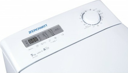 Zerowatt Πλυντήριο Ρούχων Άνω Φόρτωσης 7kg 1200 Στροφών TOZ 272DE/1-S 31011140