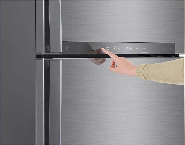 LG GTB574PZHZD Ψυγείο Δίπορτο 438lt Total NoFrost Υ178xΠ70xΒ73εκ. Inox