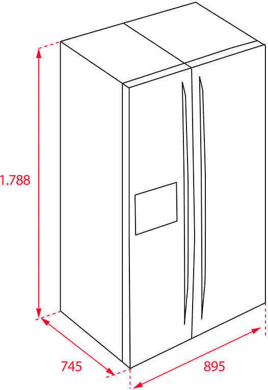 Teka RLF 74920 SS Ψυγείο Ντουλάπα 516lt Total NoFrost Υ178.8xΠ89.5xΒ74.5εκ. Inox