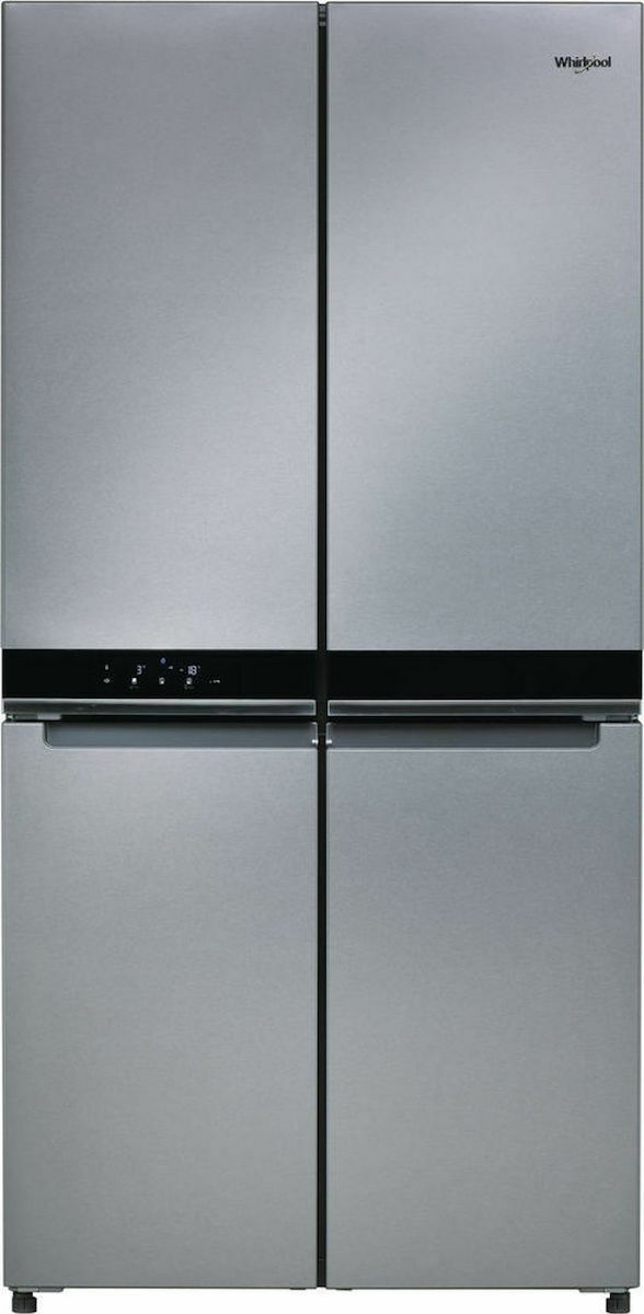 Whirlpool WQ9 B2L Ψυγείο Ντουλάπα 594lt NoFrost Υ187.4xΠ90.9xΒ69.8εκ. Inox