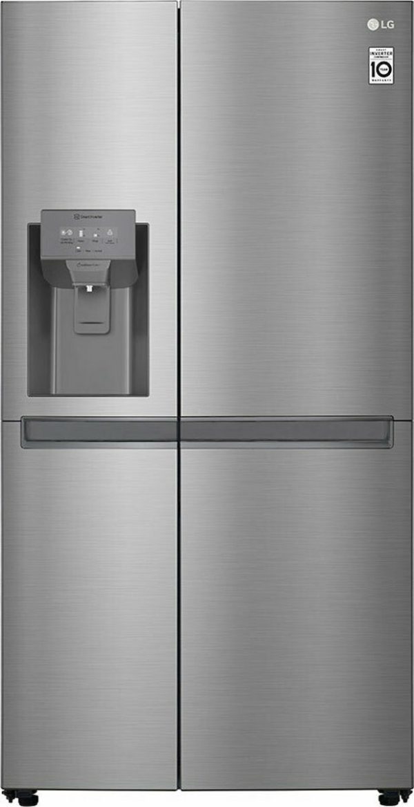 LG GSL481PZXZ Ψυγείο Ντουλάπα 625lt Total NoFrost Υ179xΠ91.2xΒ73.8εκ. Inox