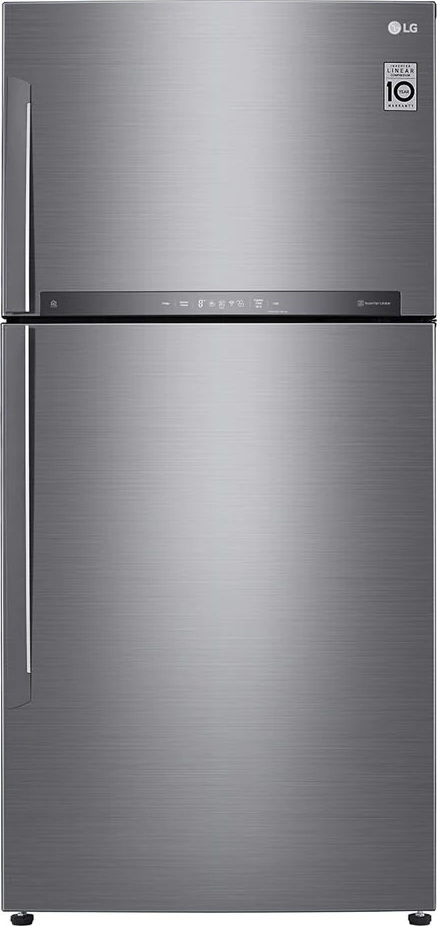 LG GTB916PZHYD Ψυγείο Δίπορτο 592lt Total NoFrost Υ184xΠ86xΒ73εκ. Inox