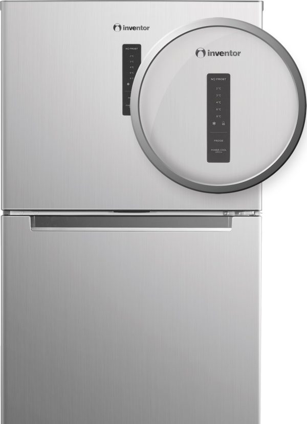 Inventor DPC1760NFLIN Ψυγείο Δίπορτο 415lt Total NoFrost Υ178xΠ70.5xΒ68.2εκ. Inox