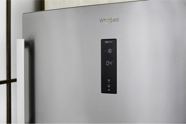 Whirlpool W84TE 72 X AQUA 2 Ψυγείο Δίπορτο 587lt Total NoFrost Υ186xΠ84xΒ75εκ. Inox