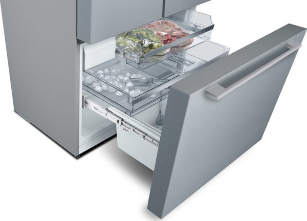 Bosch KFF96PIEP Ψυγείο Ντουλάπα 573lt NoFrost Υ183xΠ90.5xΒ70.6εκ. Inox