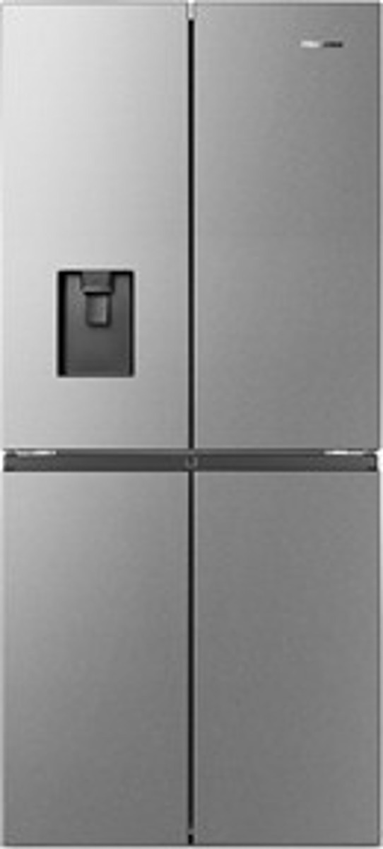 Hisense RQ563N4SWI1 Ψυγείο Ντουλάπα 454lt Total NoFrost Υ181xΠ79.4xΒ70εκ. Inox