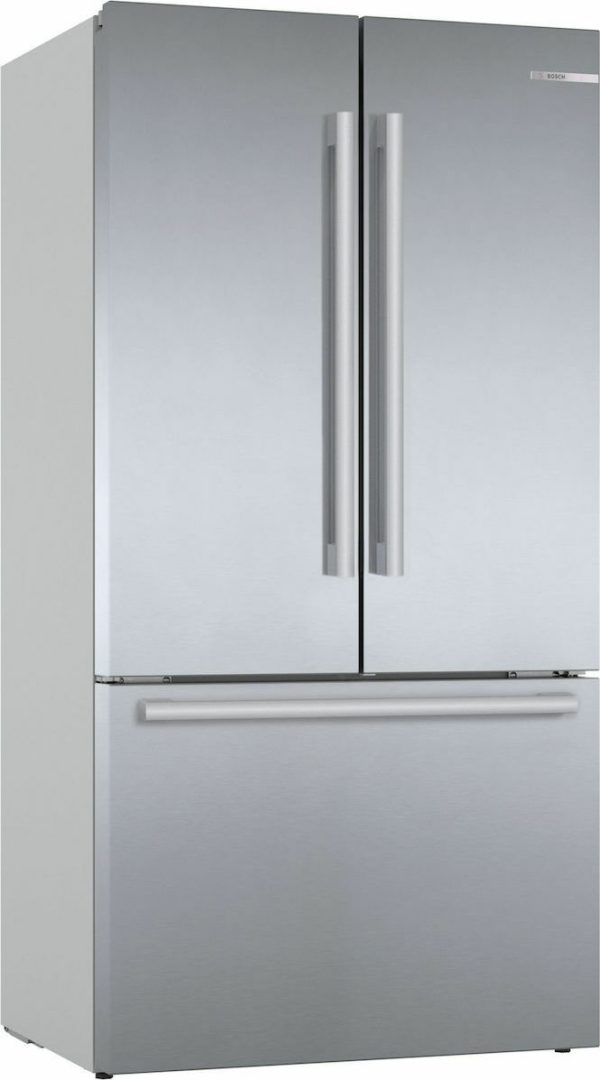 Bosch KFF96PIEP Ψυγείο Ντουλάπα 573lt NoFrost Υ183xΠ90.5xΒ70.6εκ. Inox