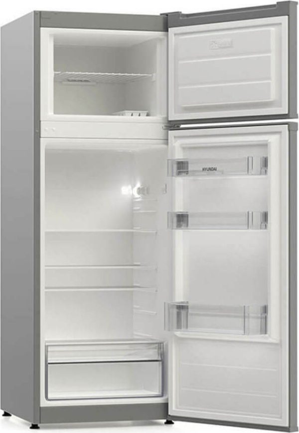 Hyundai HRD21-2630X Ψυγείο Δίπορτο 213lt Υ144xΠ54xΒ57εκ. Inox