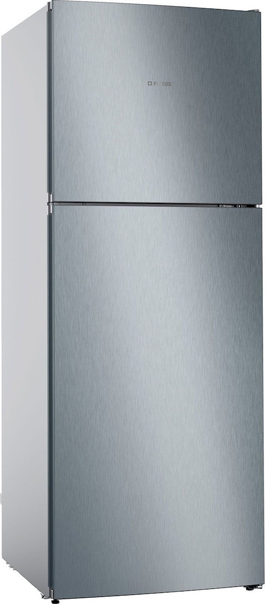 Pitsos PKNT55NLFB Ψυγείο Δίπορτο 453lt Total NoFrost Υ186xΠ70xΒ74.5εκ. Inox