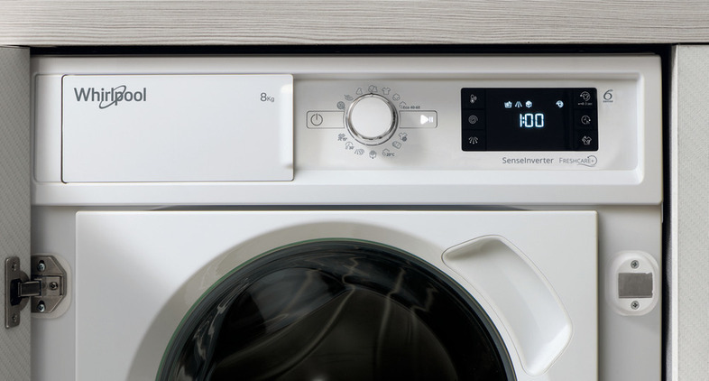 Whirlpool Εντοιχιζόμενο Πλυντήριο Ρούχων 8kg 1400 Στροφών BI WMWG 81484E EU