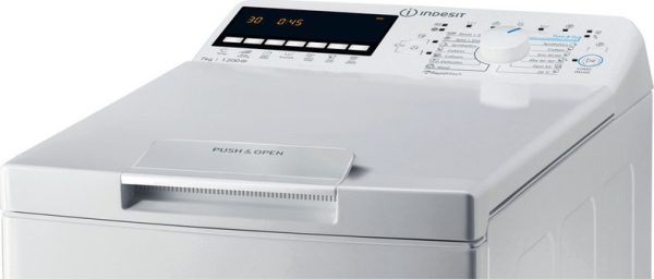 Indesit Πλυντήριο Ρούχων Άνω Φόρτωσης 7kg 1200 Στροφών BTW B7220P EU/N